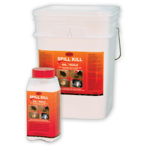 Spill Kill Oil, A super absorbent powder that absorbs oil spills on