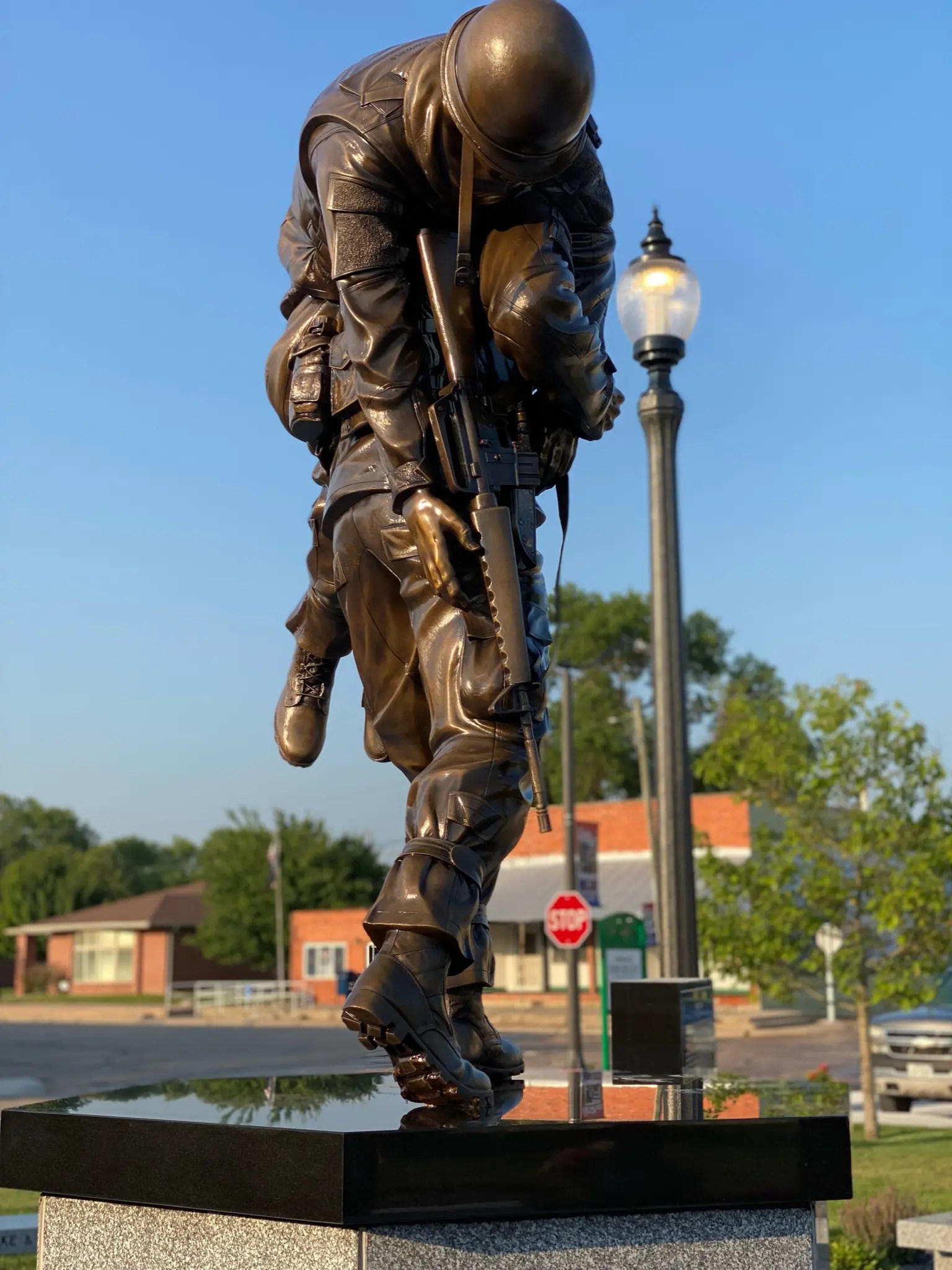 Veterans Memorial in Shickley NE Brodin Studio Inc.