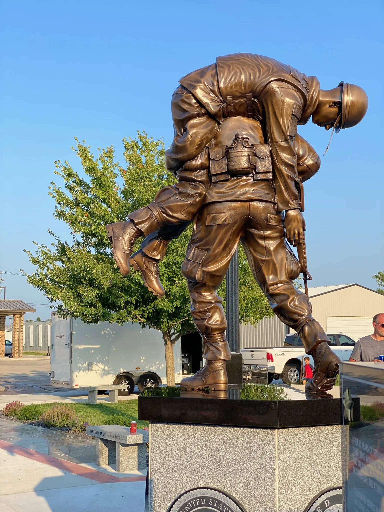 Veterans Memorial in Shickley NE Brodin Studio Inc.