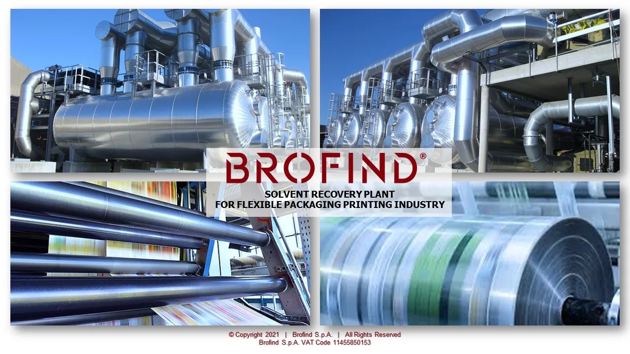 SOLVENT RECOVERY FOR FLEXIBLE PACKAGING PRINTING INDUSTRY