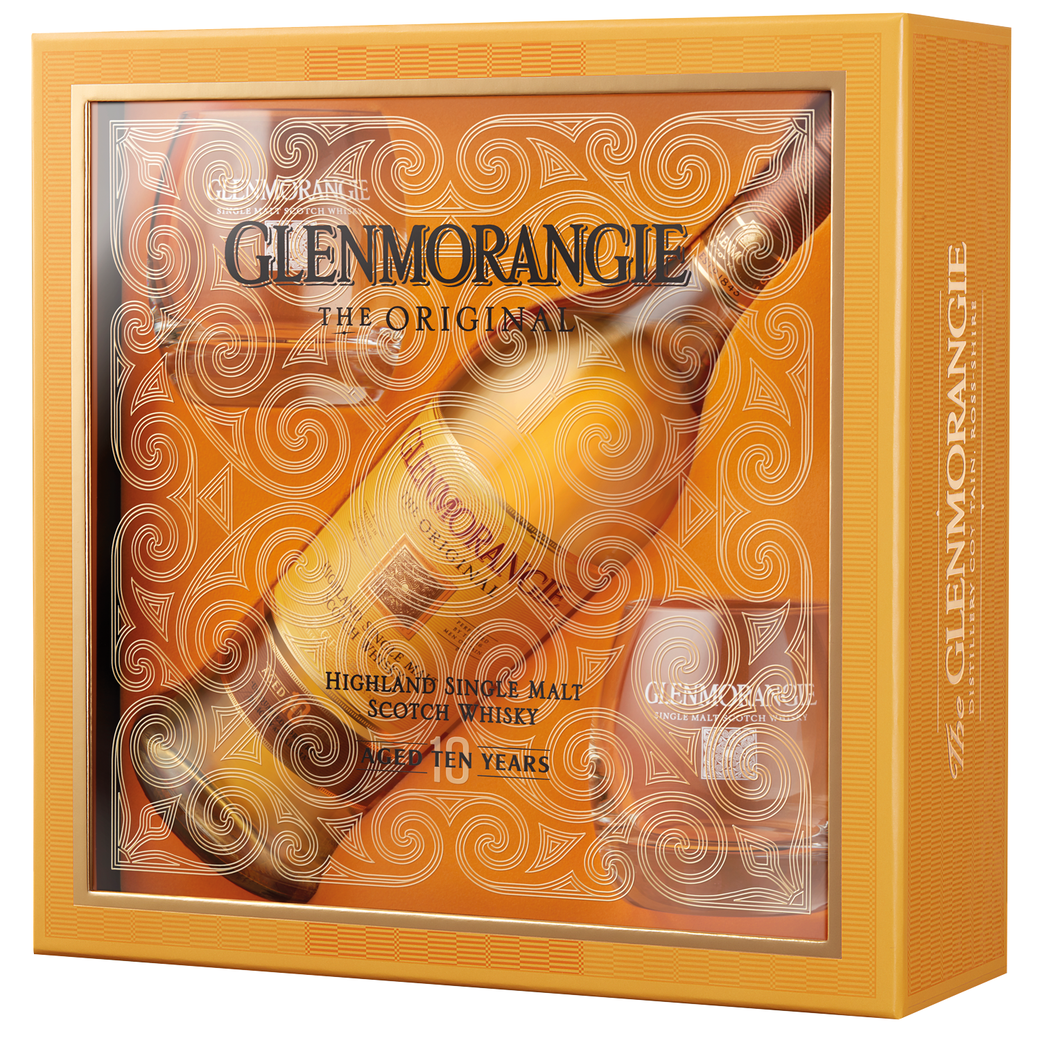 GLENMORANGIE "The Original" 10 years old mit 2 WhiskyTumblern