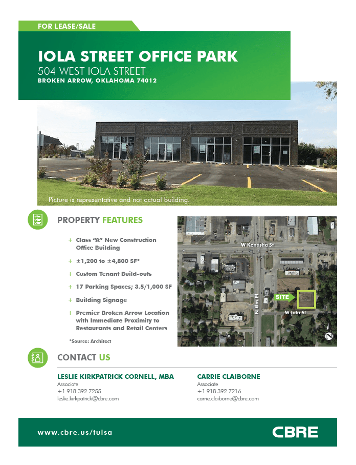 Class “A” Office Space 71st and Elm (161st) for Sale or Lease Broken