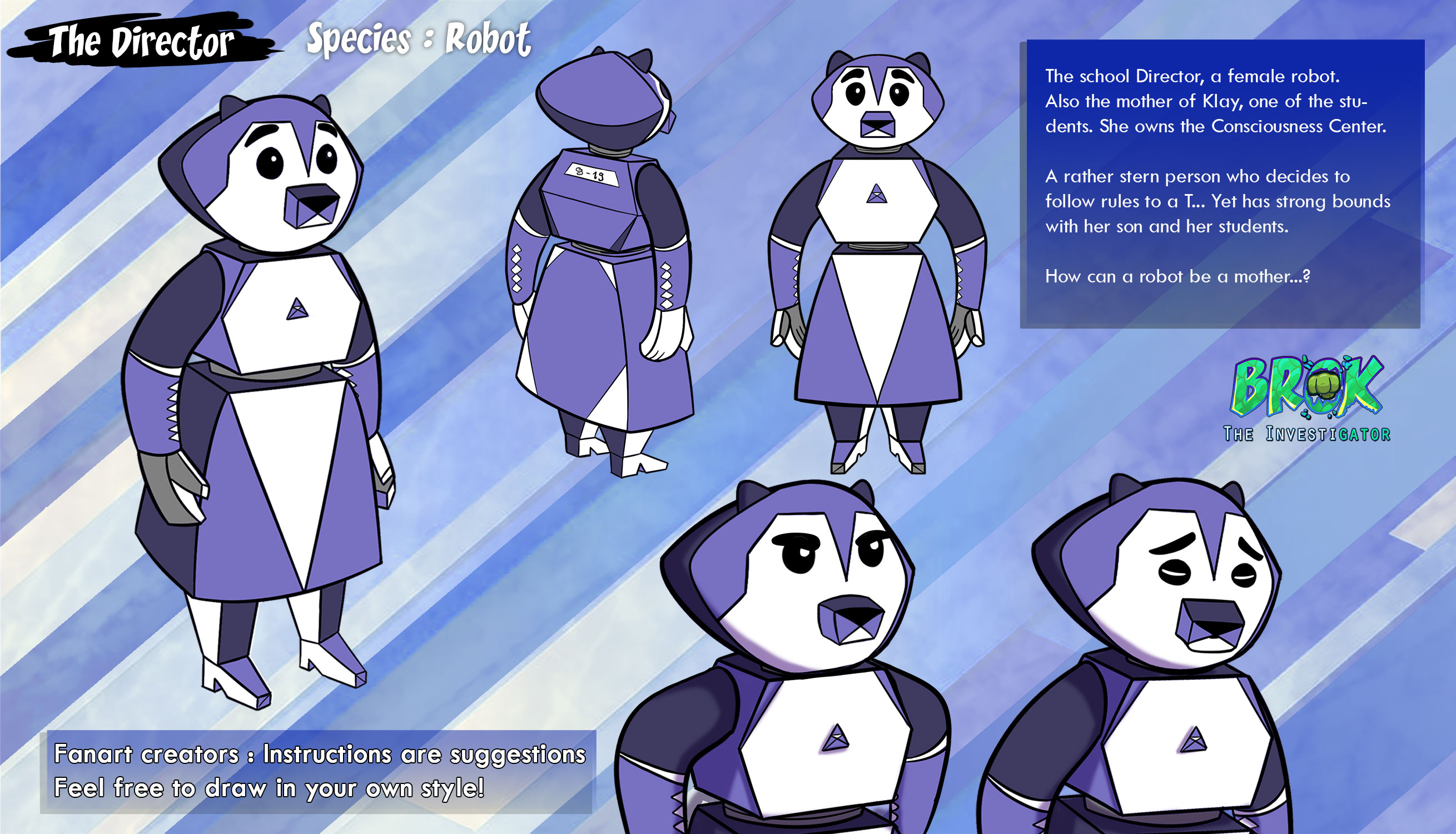 BROK the InvestiGator Fanart guidelines