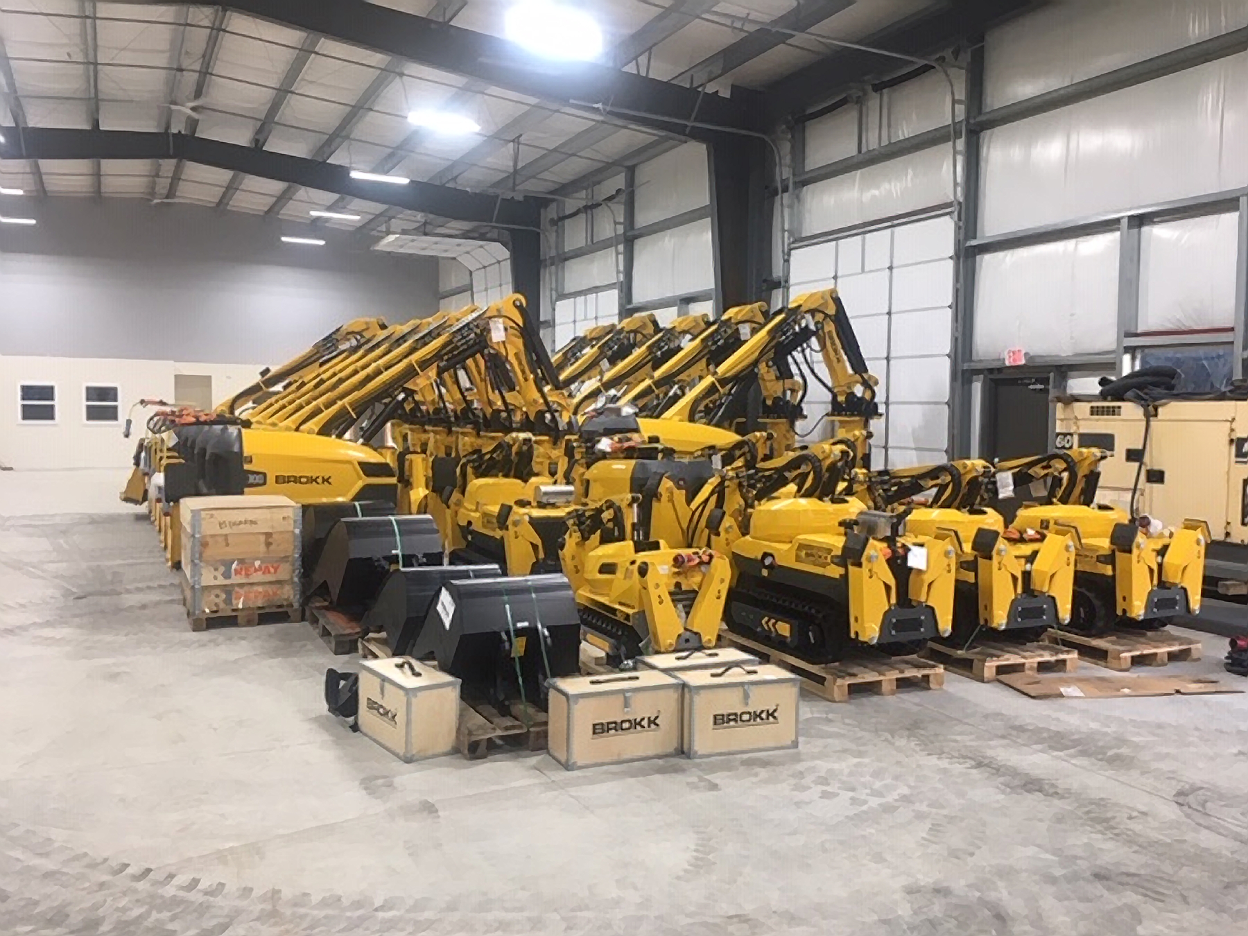 Increased Inventory & Services with Stanhope Facility Brokk USA