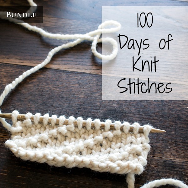 100 Days of Knit Stitches Bundle Brome Fields