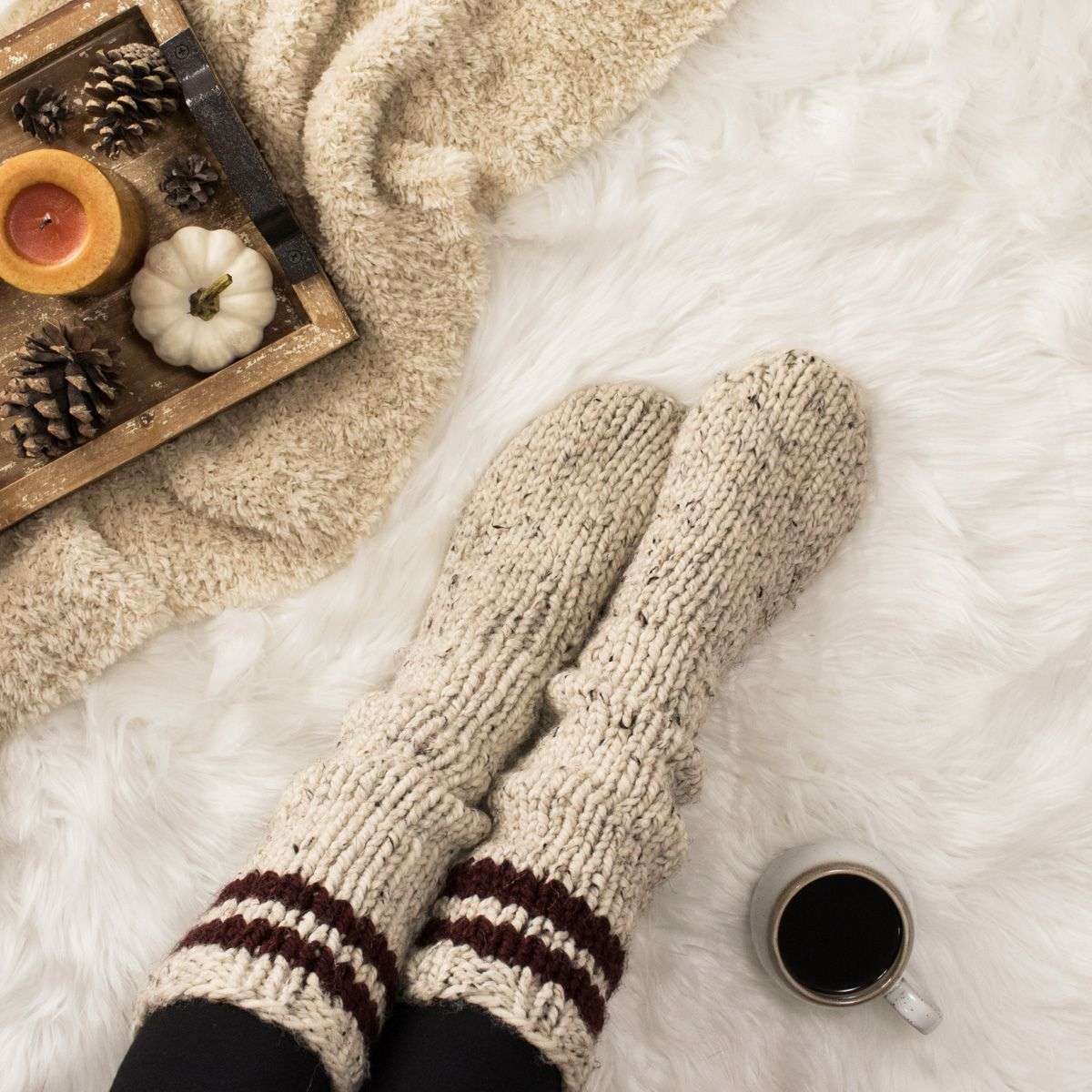 Beginner Tube Sock Knitting Pattern Brome Fields
