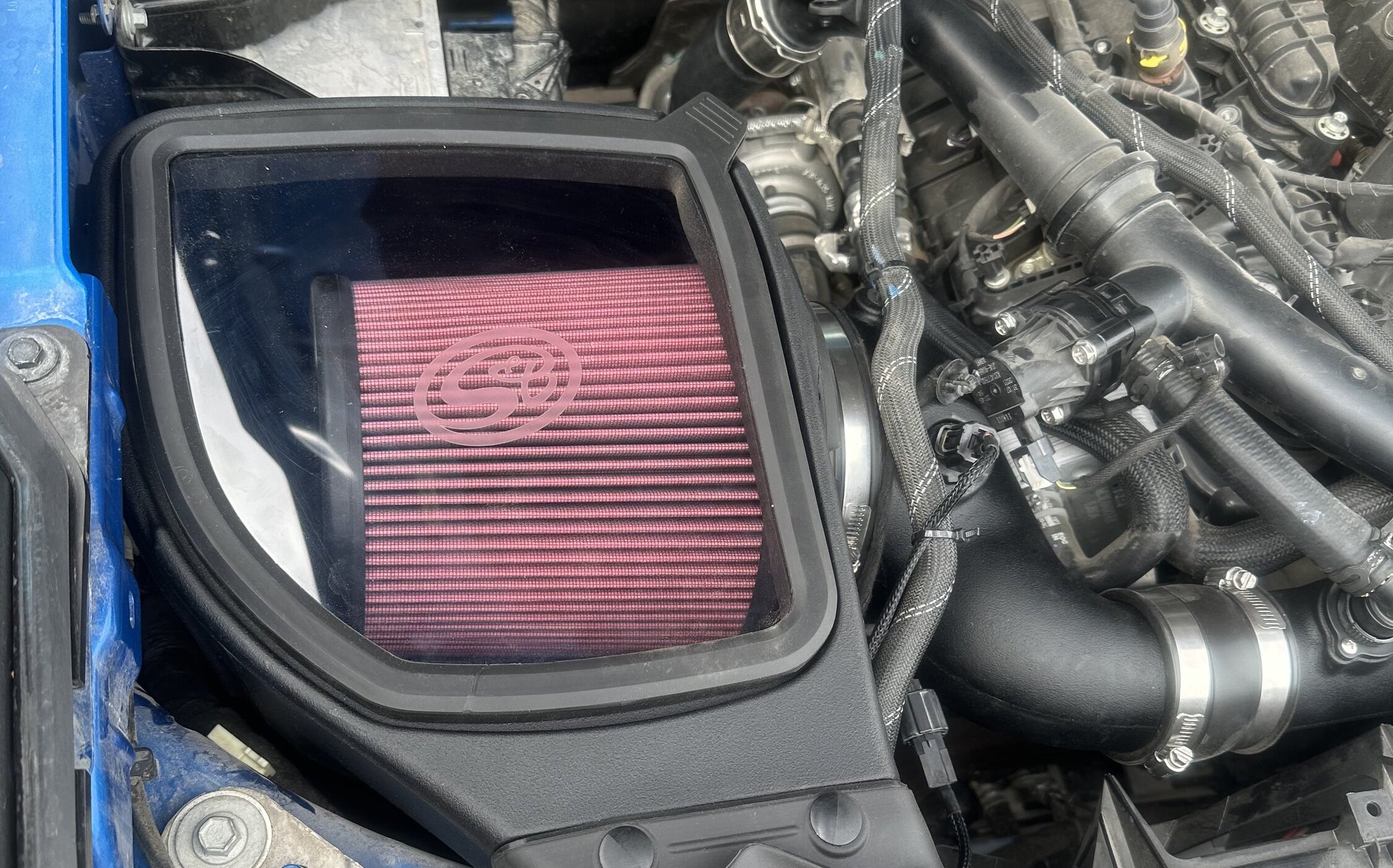 S&B Cold Air Intake Installed Review on 2.7 Bronco Bronco6G 2021