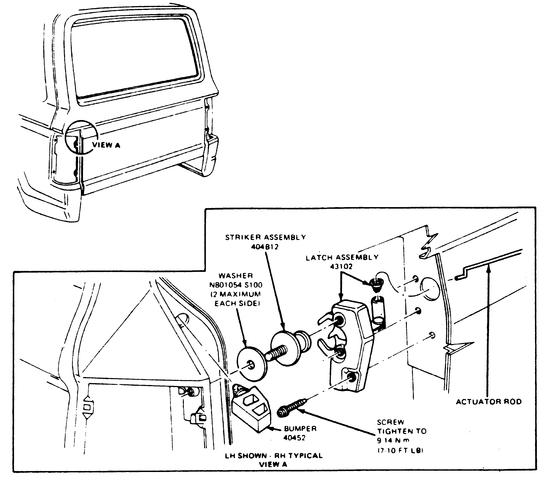 Removing The Bronco II Rear Liftgate - Bronco Corral