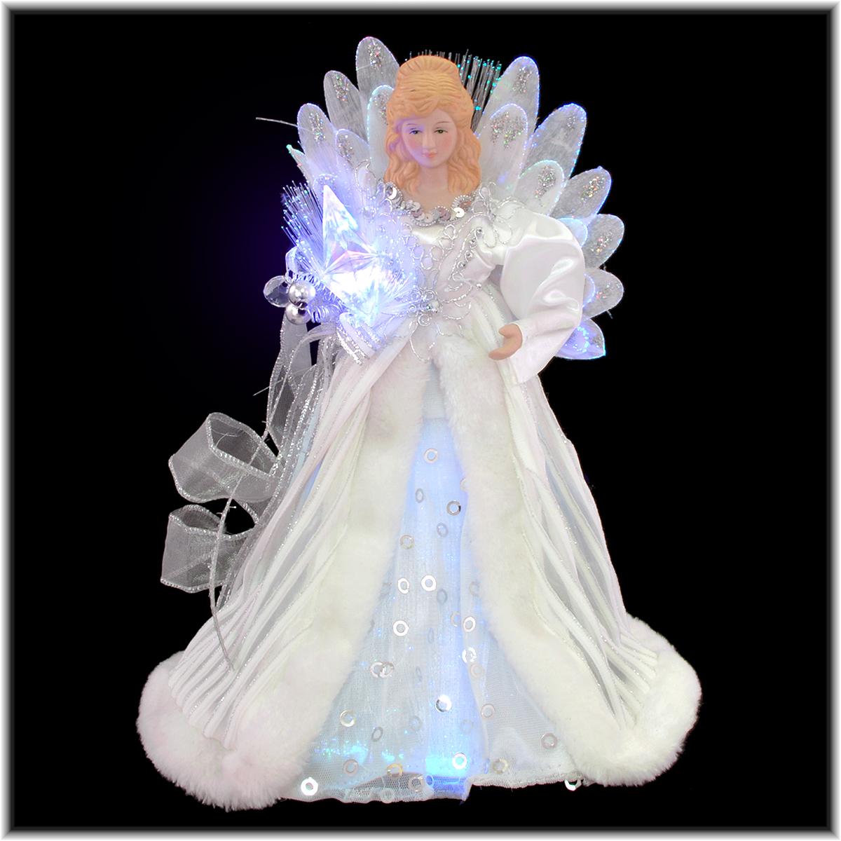 Fiber Optic Angel Figurines