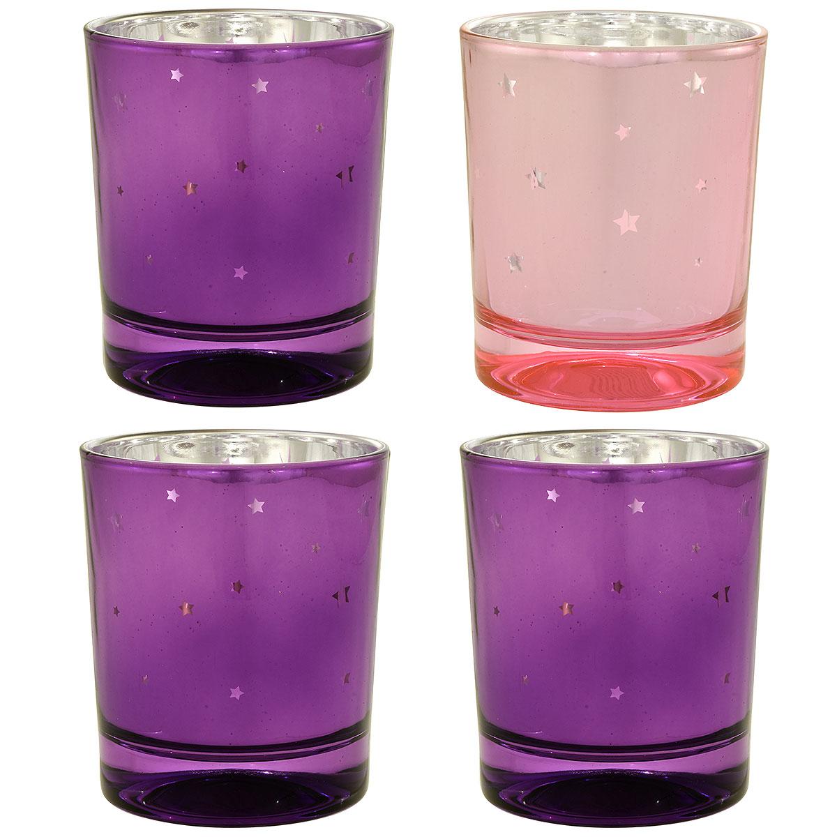 Nativity Advent Votive Candle Holders Set Of 4