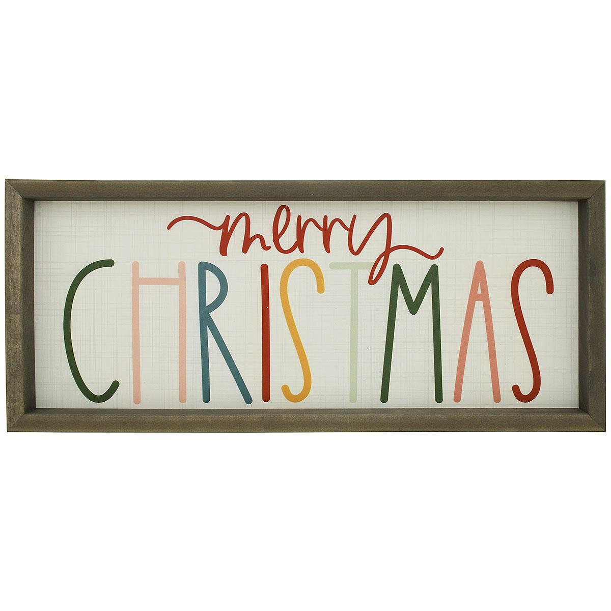 Merry Christmas Colorful Wall Décor