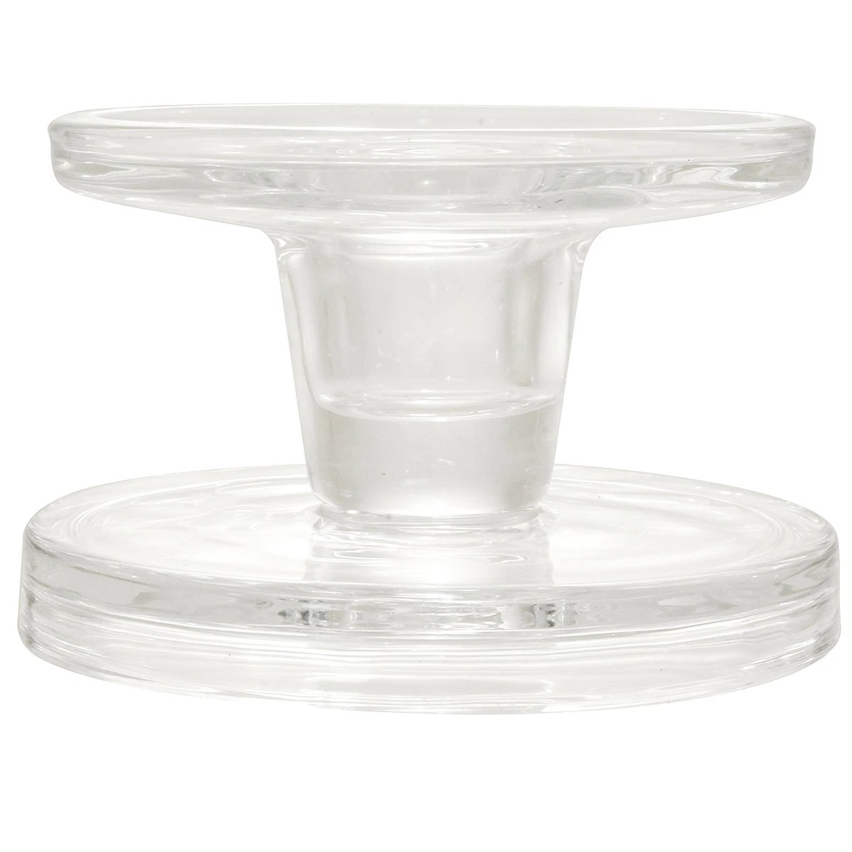 Glass Pillar Candle Holder