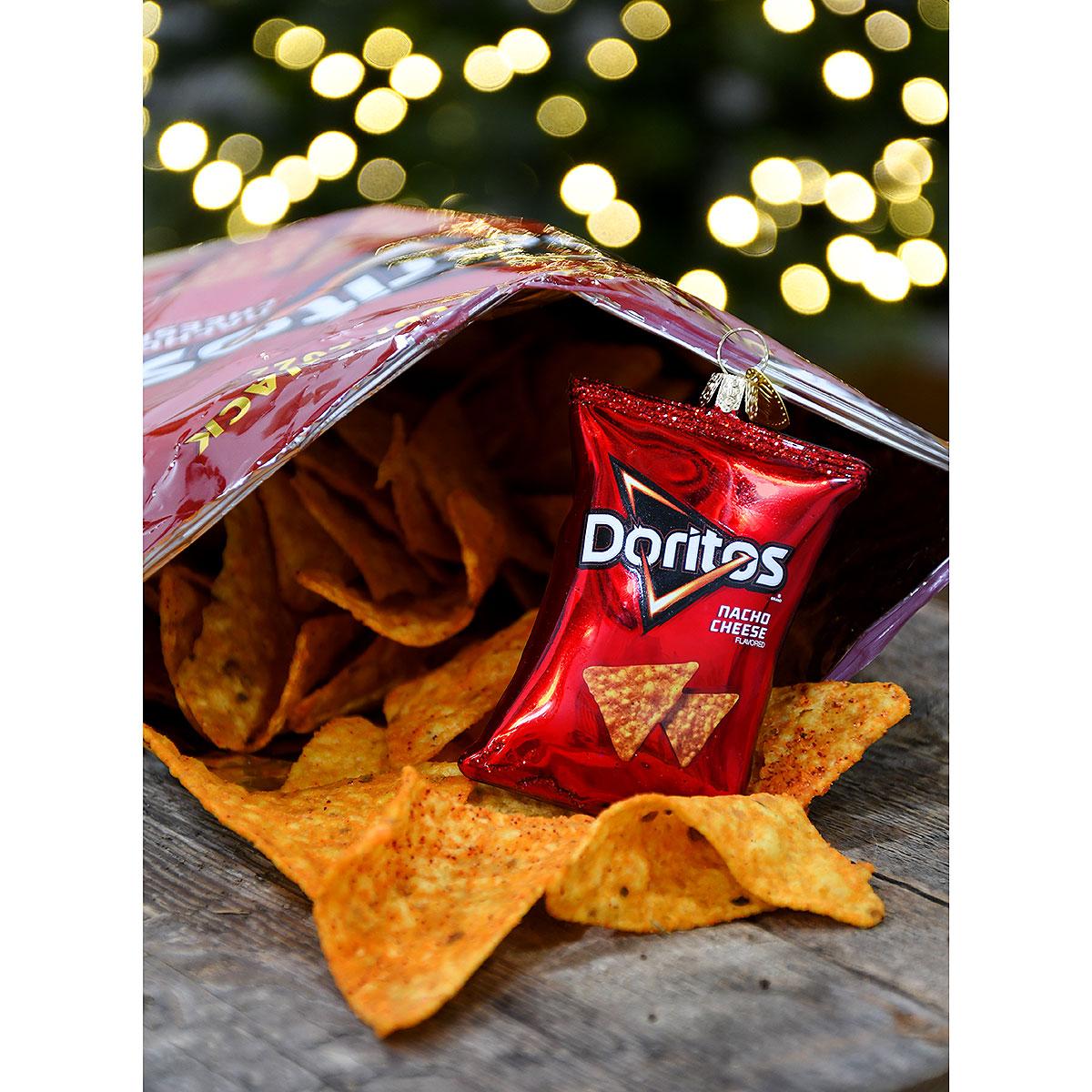 Doritos® Nacho Cheese® Chips Glass Ornament
