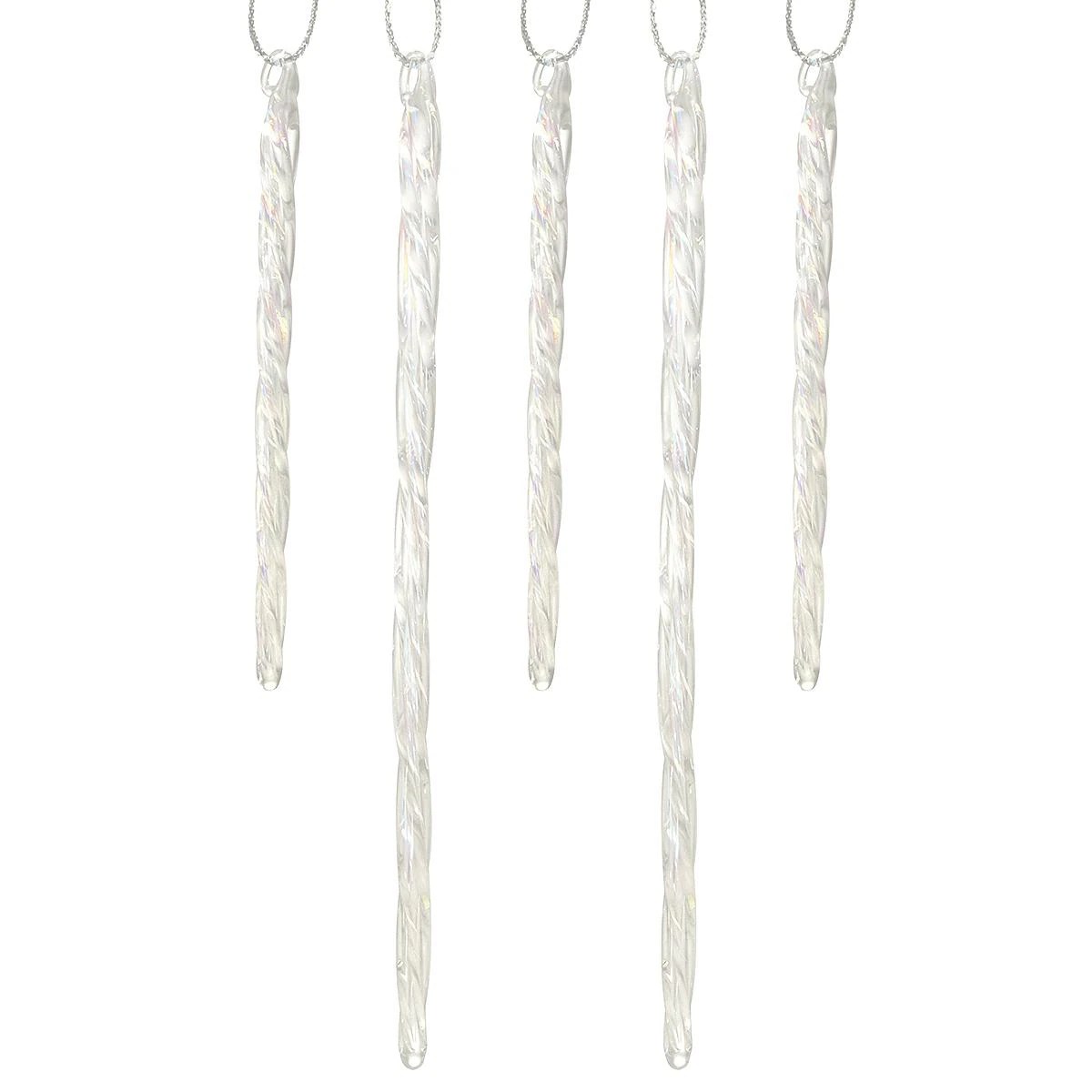 Icicle 24 Piece Glass Ornament Set