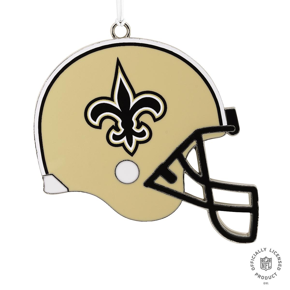 New Orleans Saints Metal Hallmark Ornament