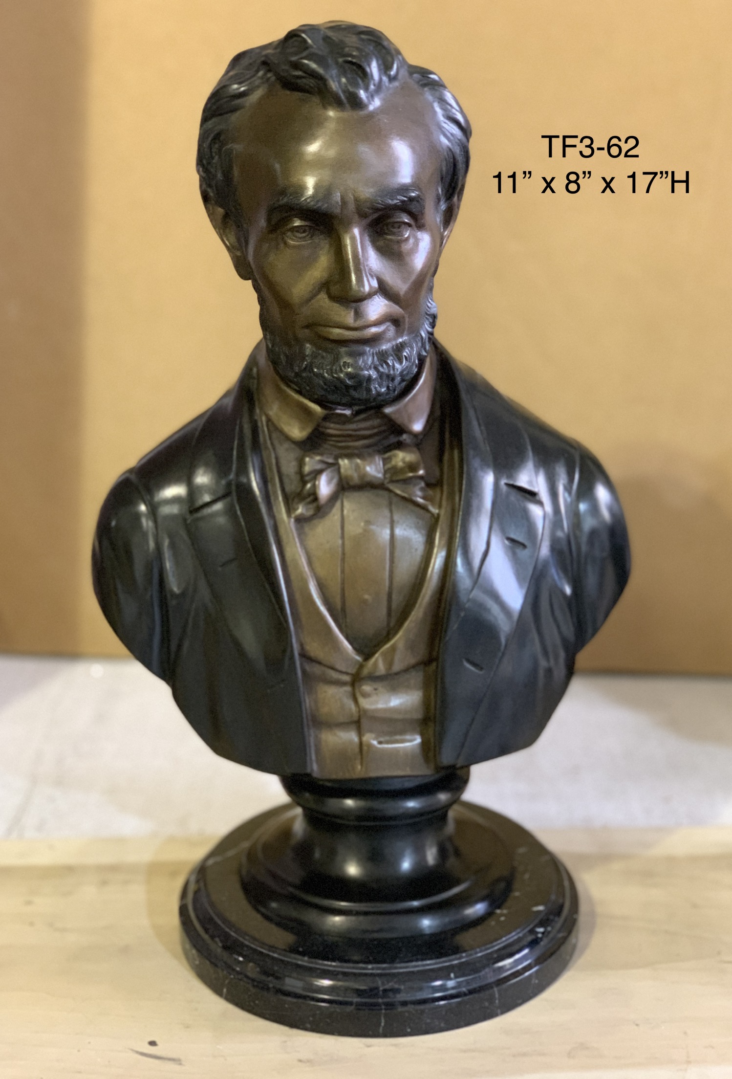 Lincoln Bust Bronze Statues and Fountains