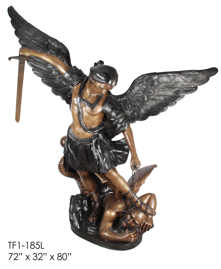 Saint Michael the Archangel Bronze Statues and Fountains