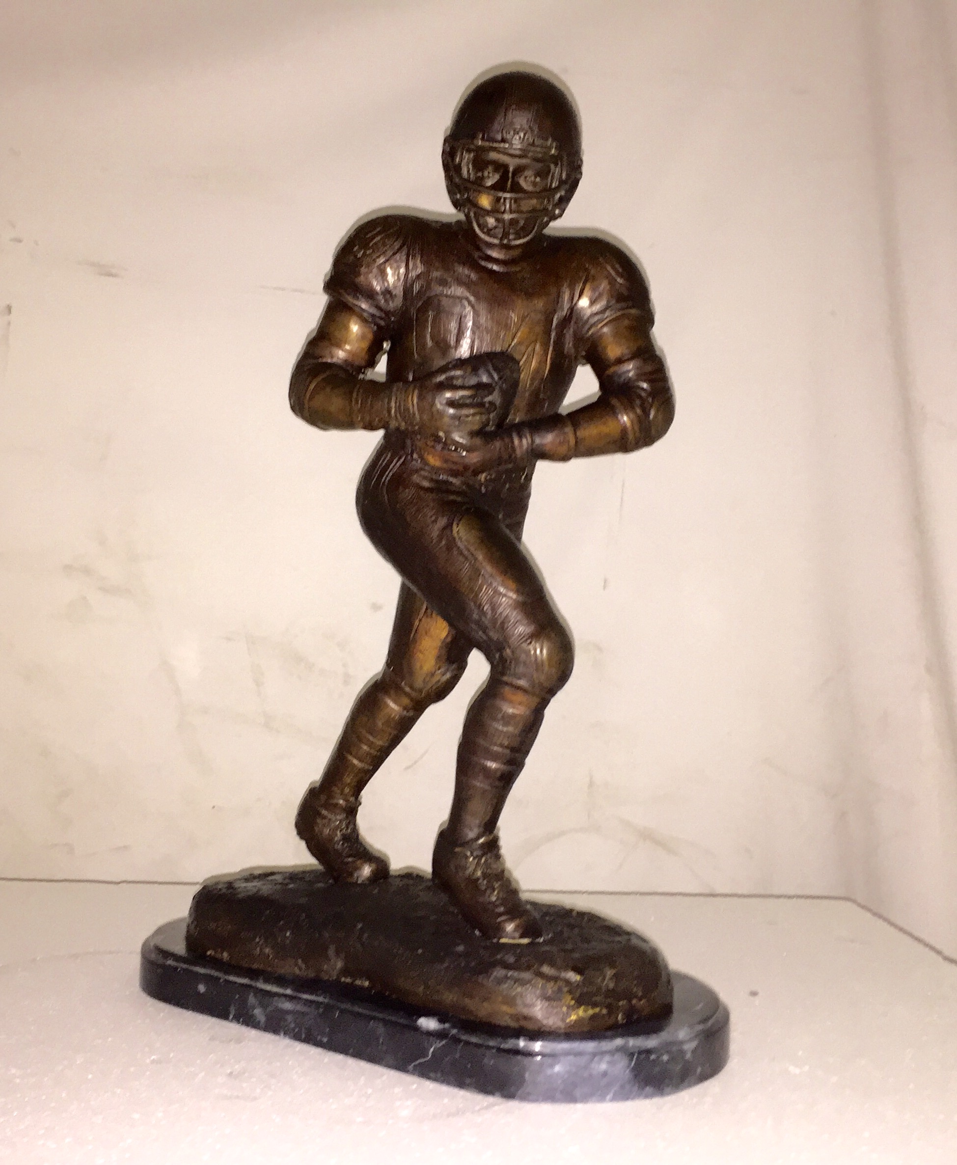 American Football, Running Back Bronze Statues and Fountains
