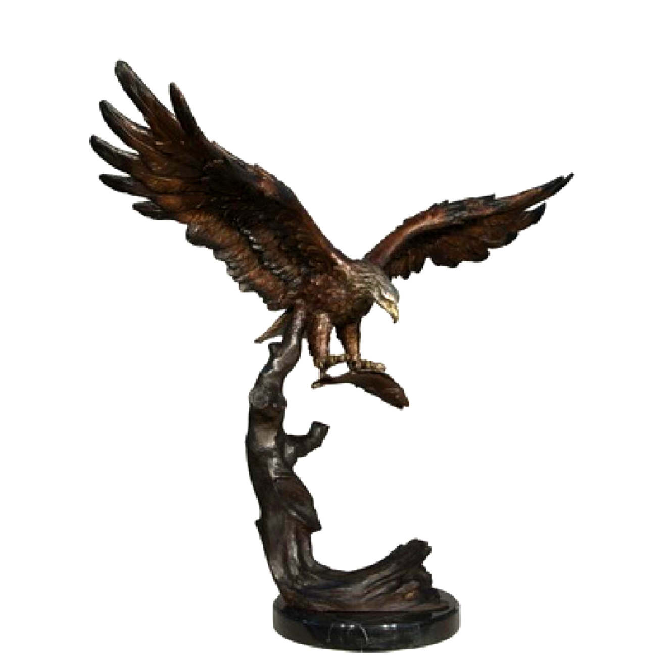 Bronze Flying Eagle Sculpture Metropolitan Galleries Inc.