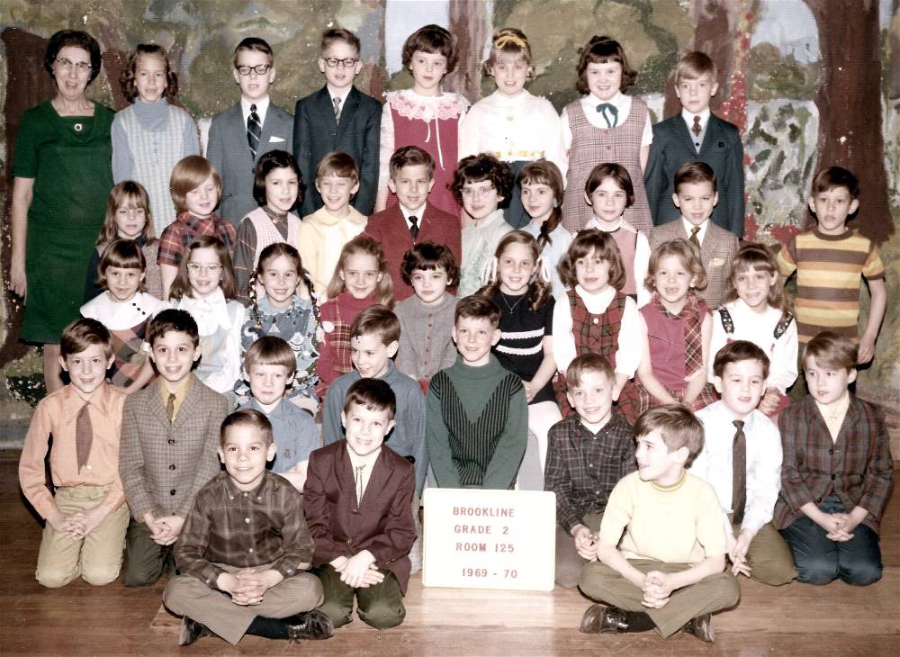 Brookline Elementary 2nd grade 1970