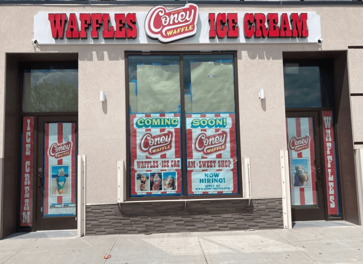 Coney Waffle opens first New York shop in namesake Coney Island