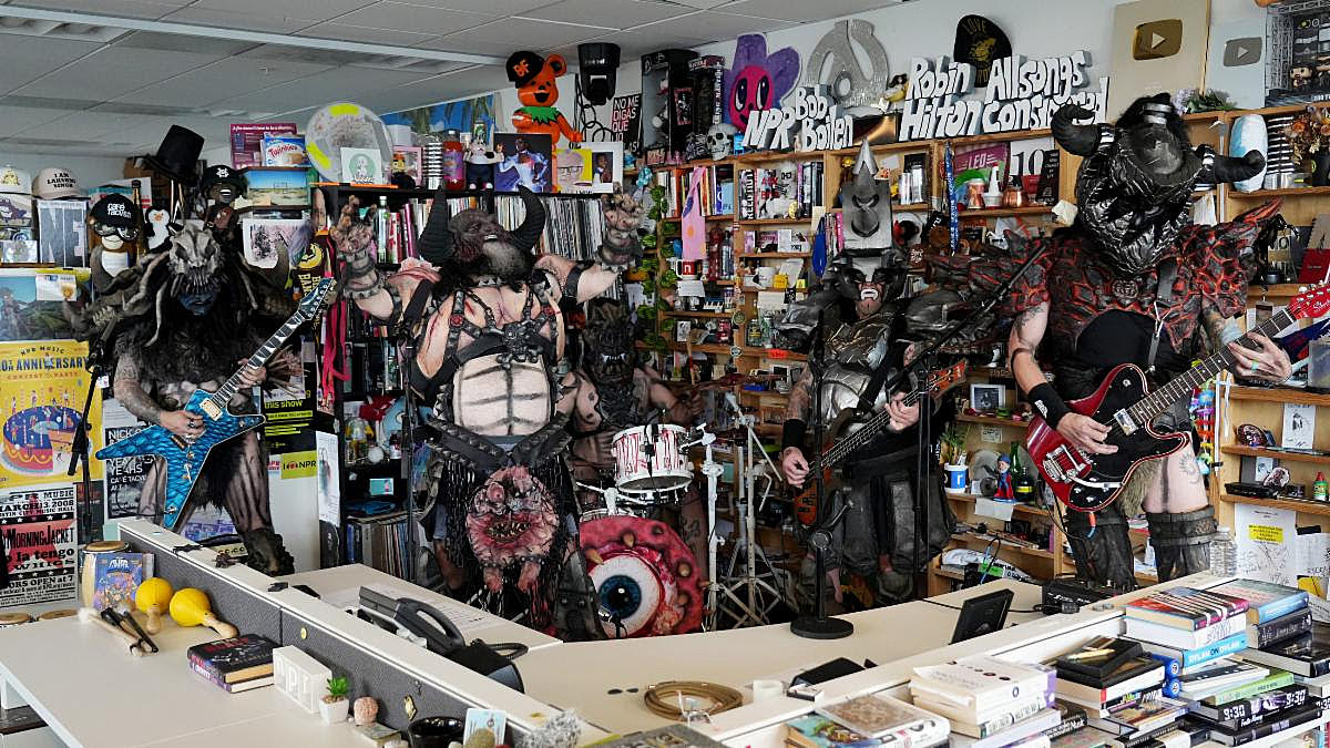 Watch GWAR's NPR Tiny Desk Concert