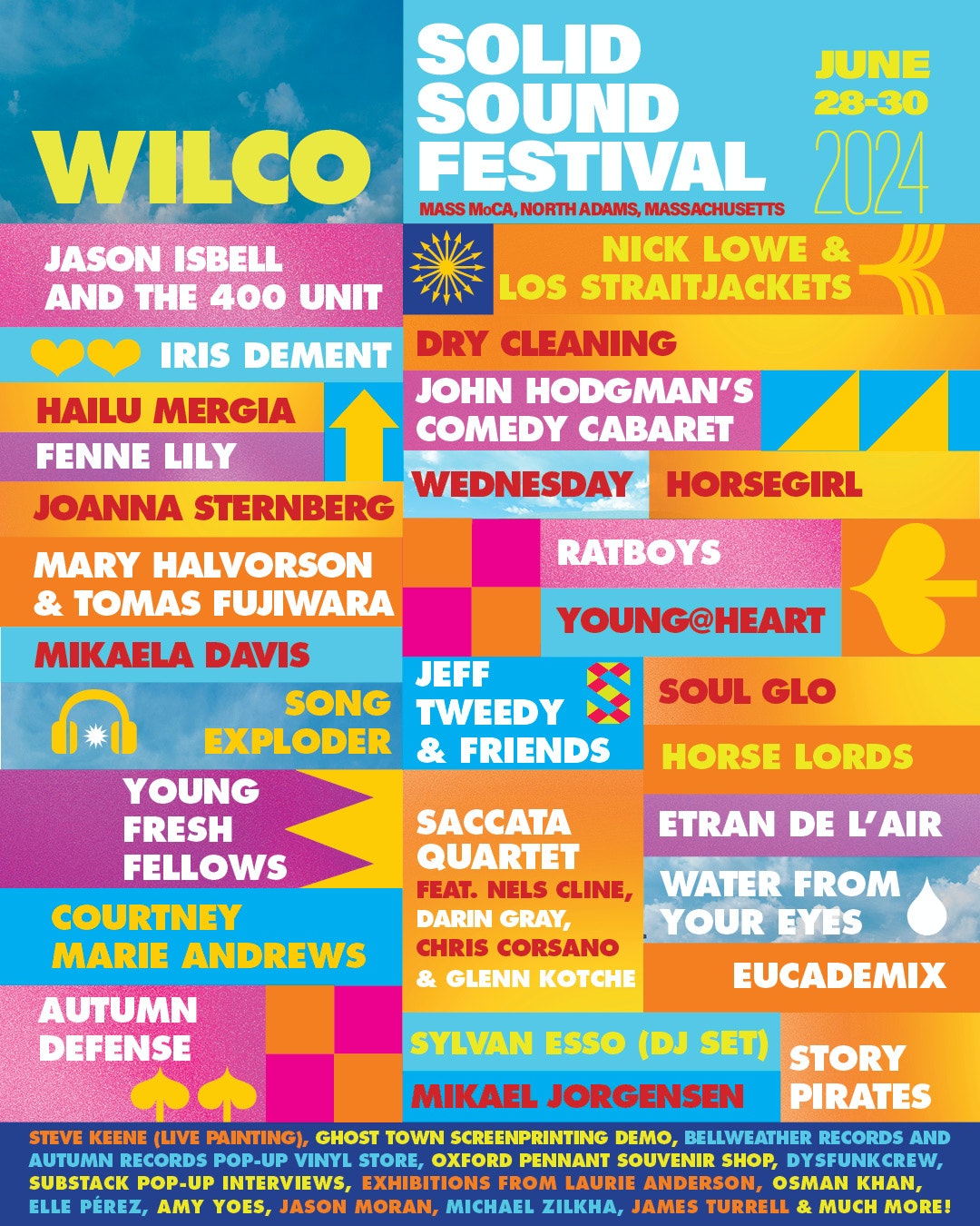 Wilco announce Solid Sound 2024 lineup Jason Isbell, Dry Cleaning