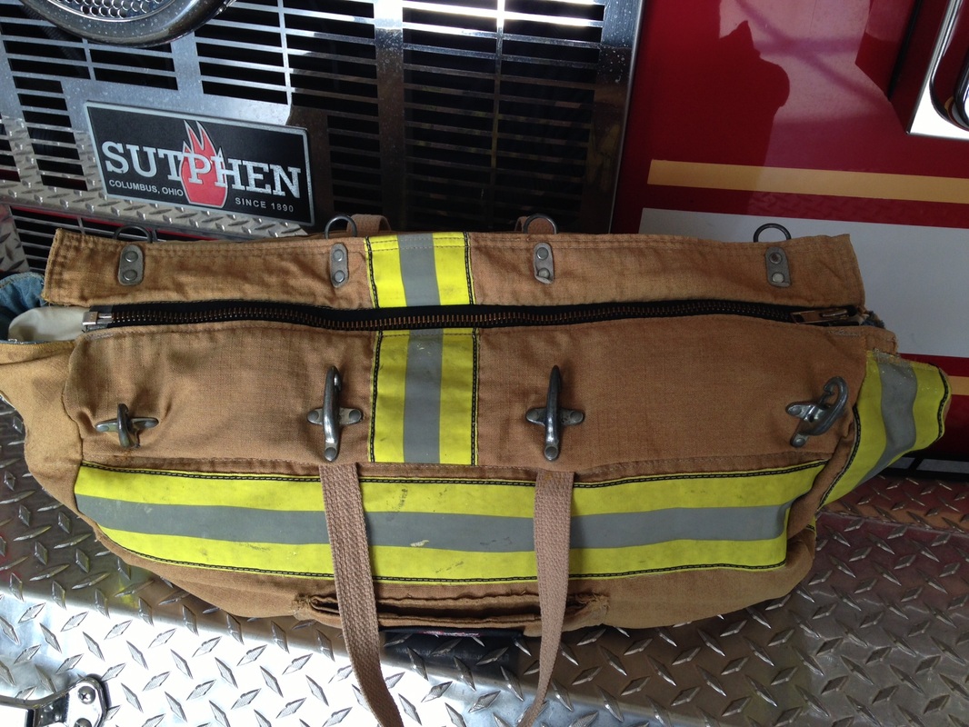 Recycled Turnout Gear Duffle Bag Brothers Helping Brothers