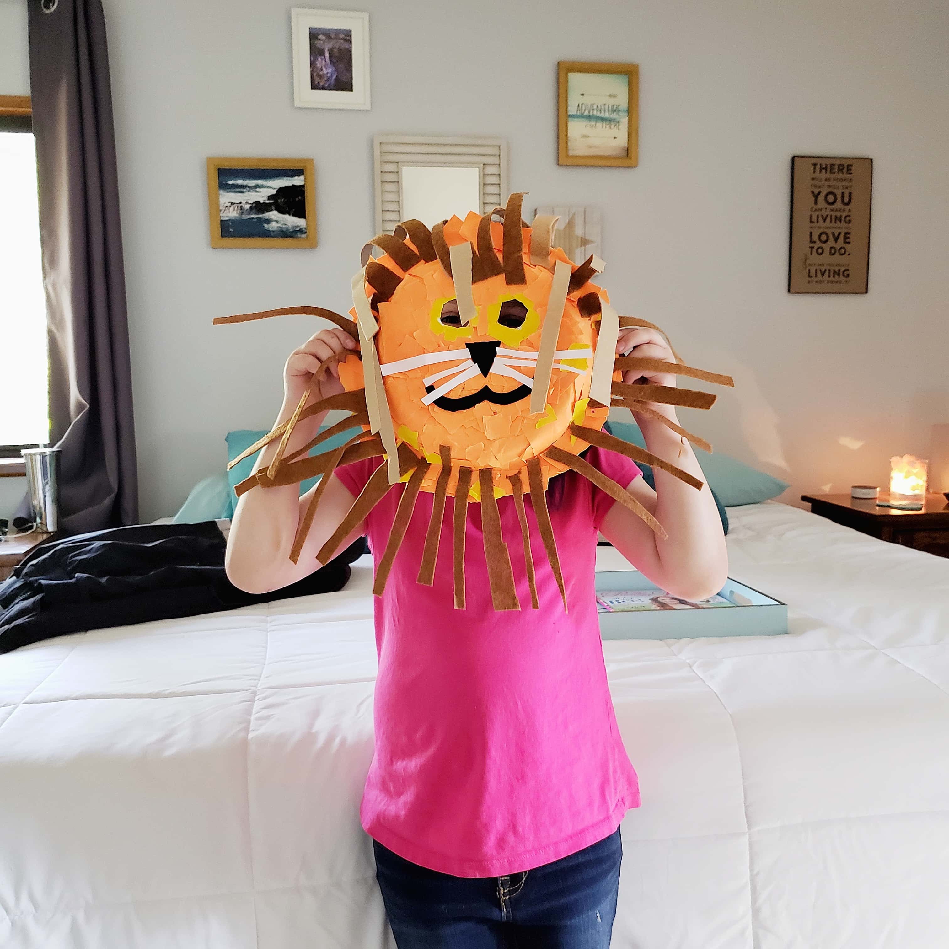 Lion Mask Paper Plate Craft How to Make a Paper Plate Lion Mask