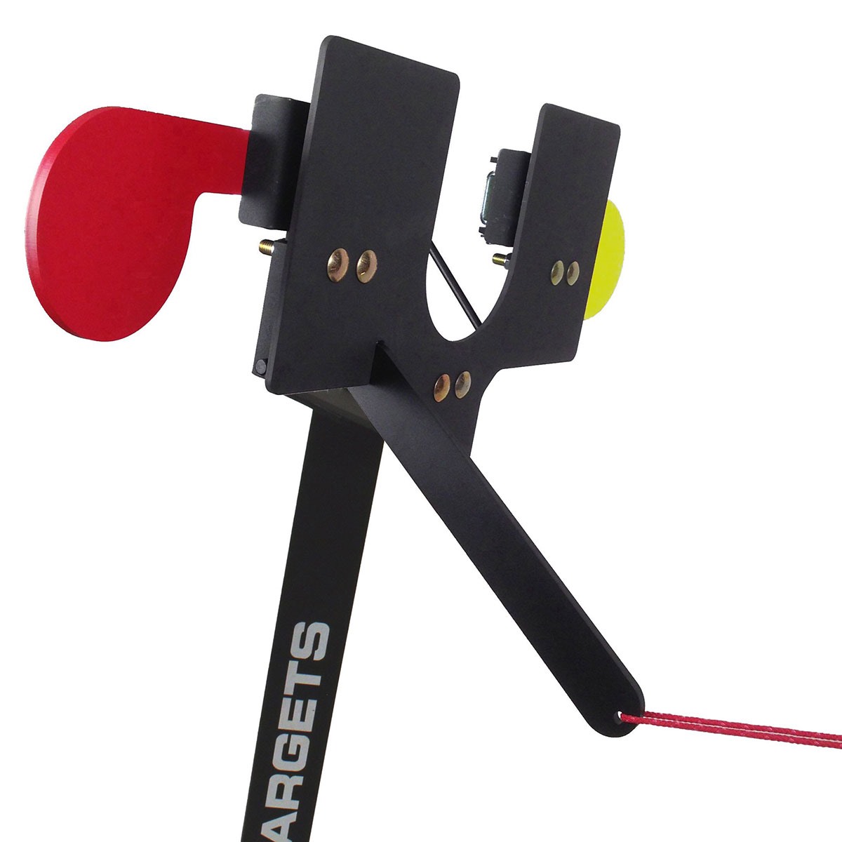 CHALLENGE TARGETS AR500 6" QUICK DRAW PISTOL TARGET W/ METAL STAND