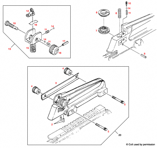 AR15 Rear Sight Assembly (All Models) World's Largest Supplier of