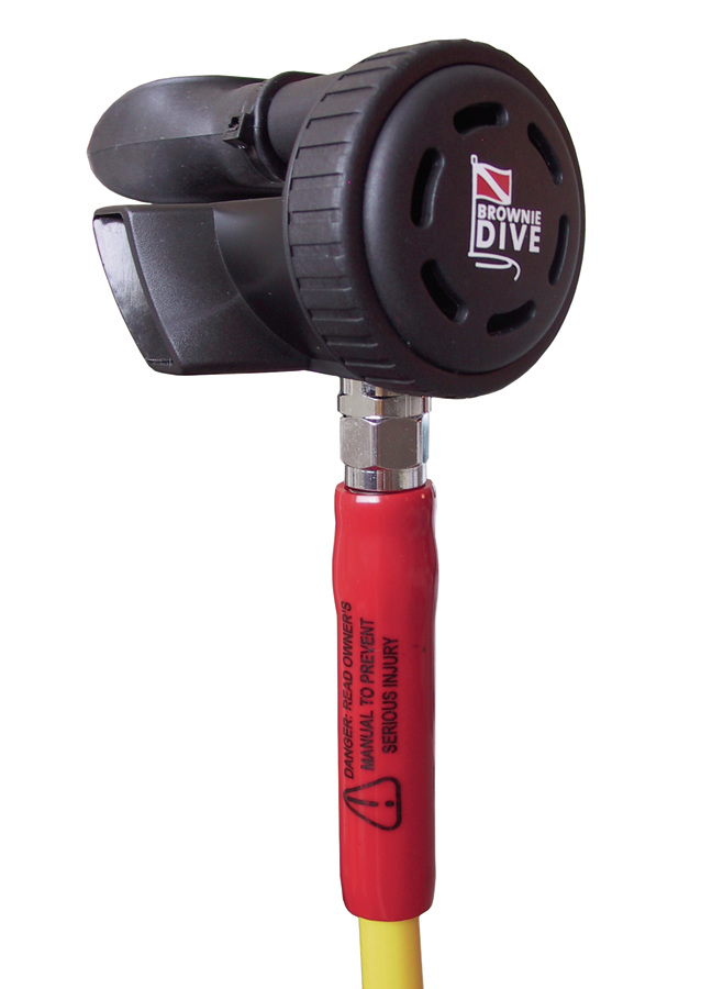 Low Pressure Brownie's Regulator on 40" hose Brownie’s THIRD LUNG™