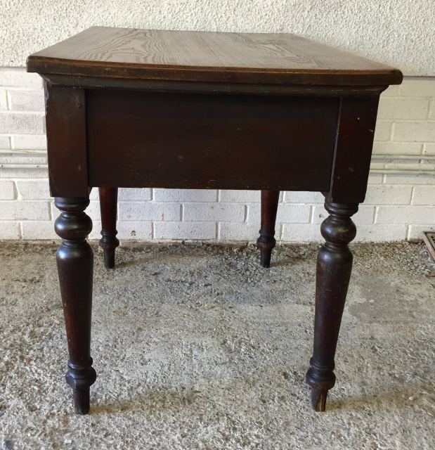 Food and drink preparation table set 01 included : 19th Century Pine Kitchen Preparation Table with Single ...