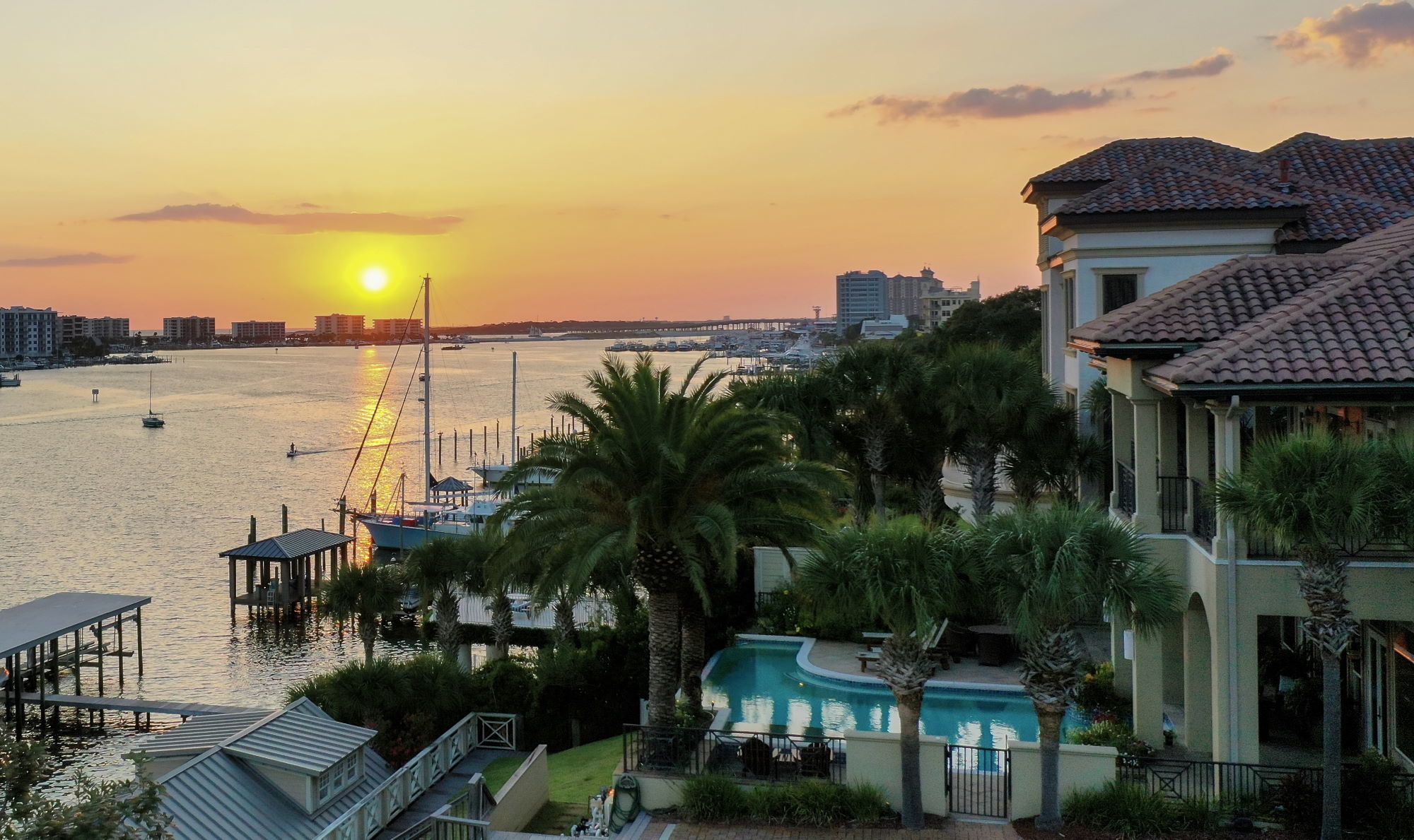 Destin FL Harborfront Homes Destin Luxury Canal Real Estate