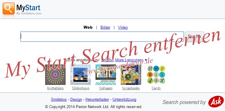 Anleitung MyStartSearch entfernen Browserdoktor