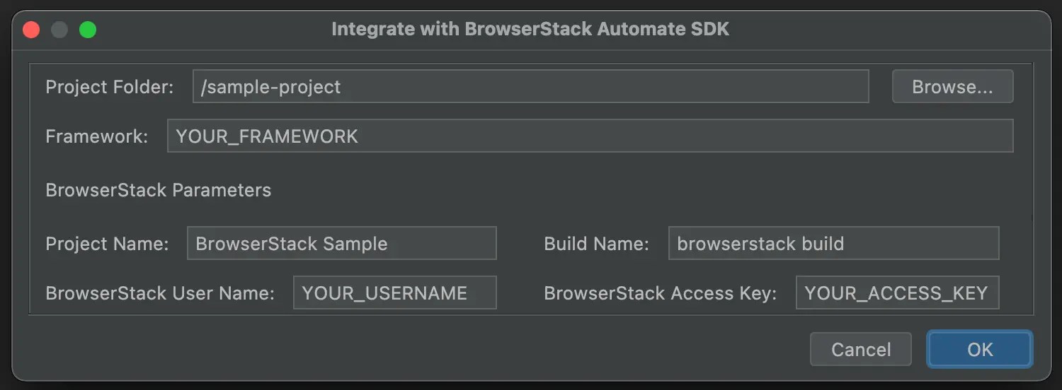 Integrate your Cucumber Java SDK test suite with Automate