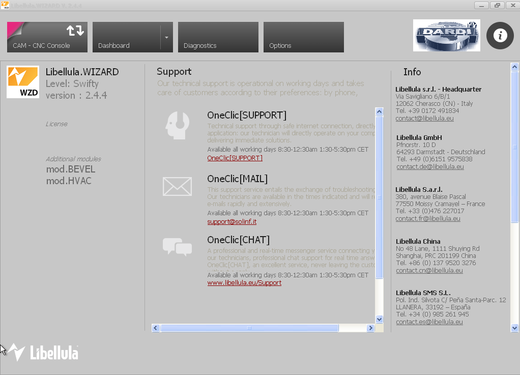 Brain Studio Libellula & S.I. Engineering Libellula.WIZARD v2.4.4 (x86)