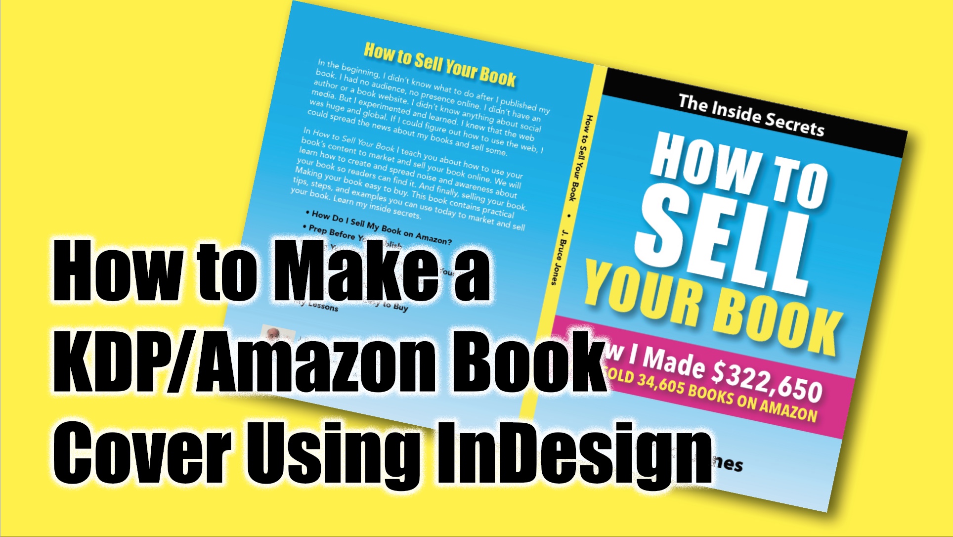 How to Make a KDP/Amazon Book Cover Using InDesign Bruce Jones Design