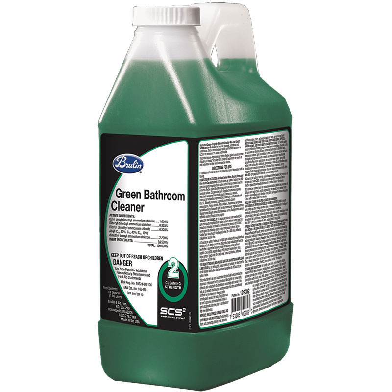 Brulin Green Bathroom Cleaner (64oz) NonAcidic Cleaner
