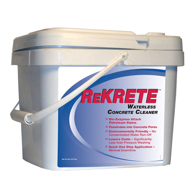 ReKRETE Waterless Concrete Stain Cleaner Brulin