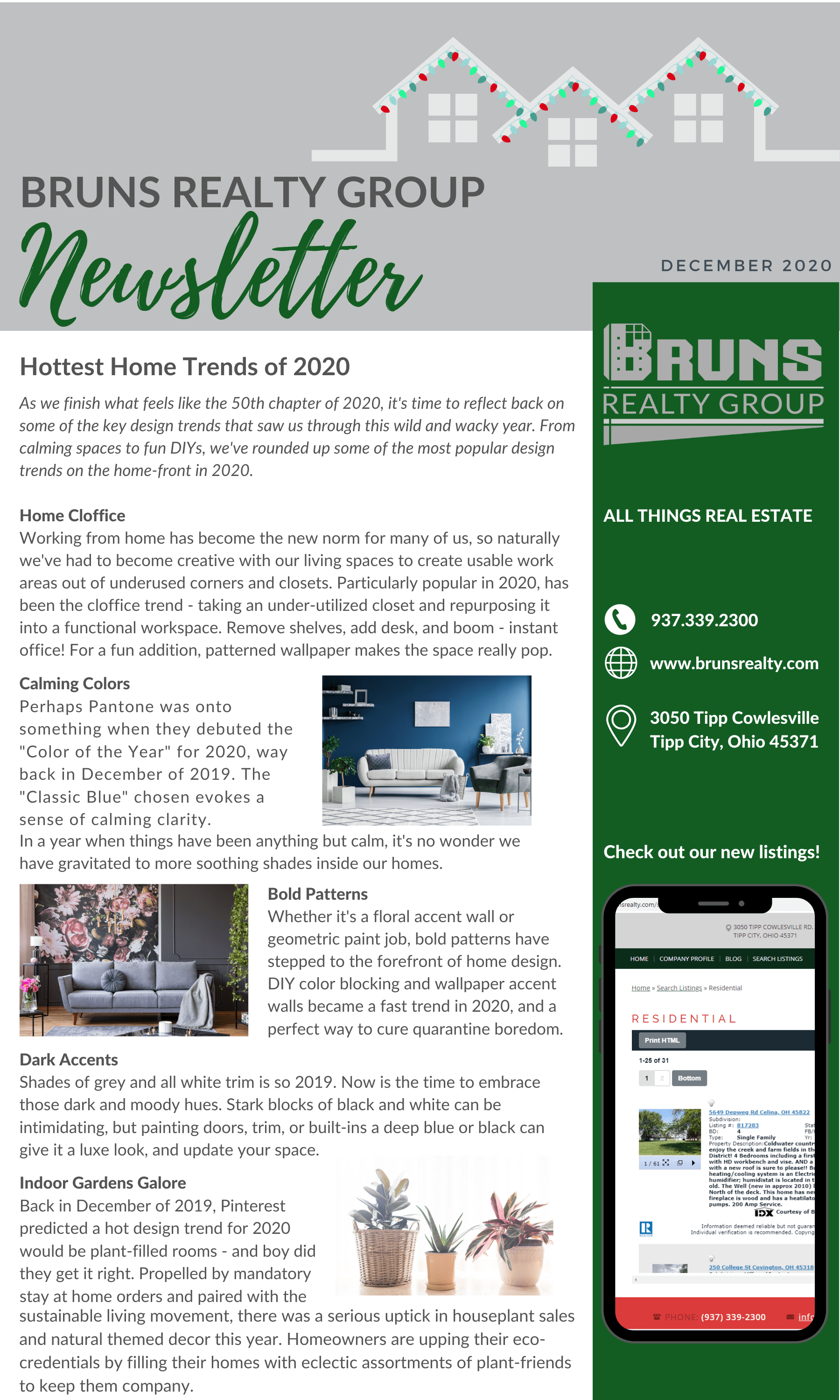 December Newsletter Bruns Realty Group