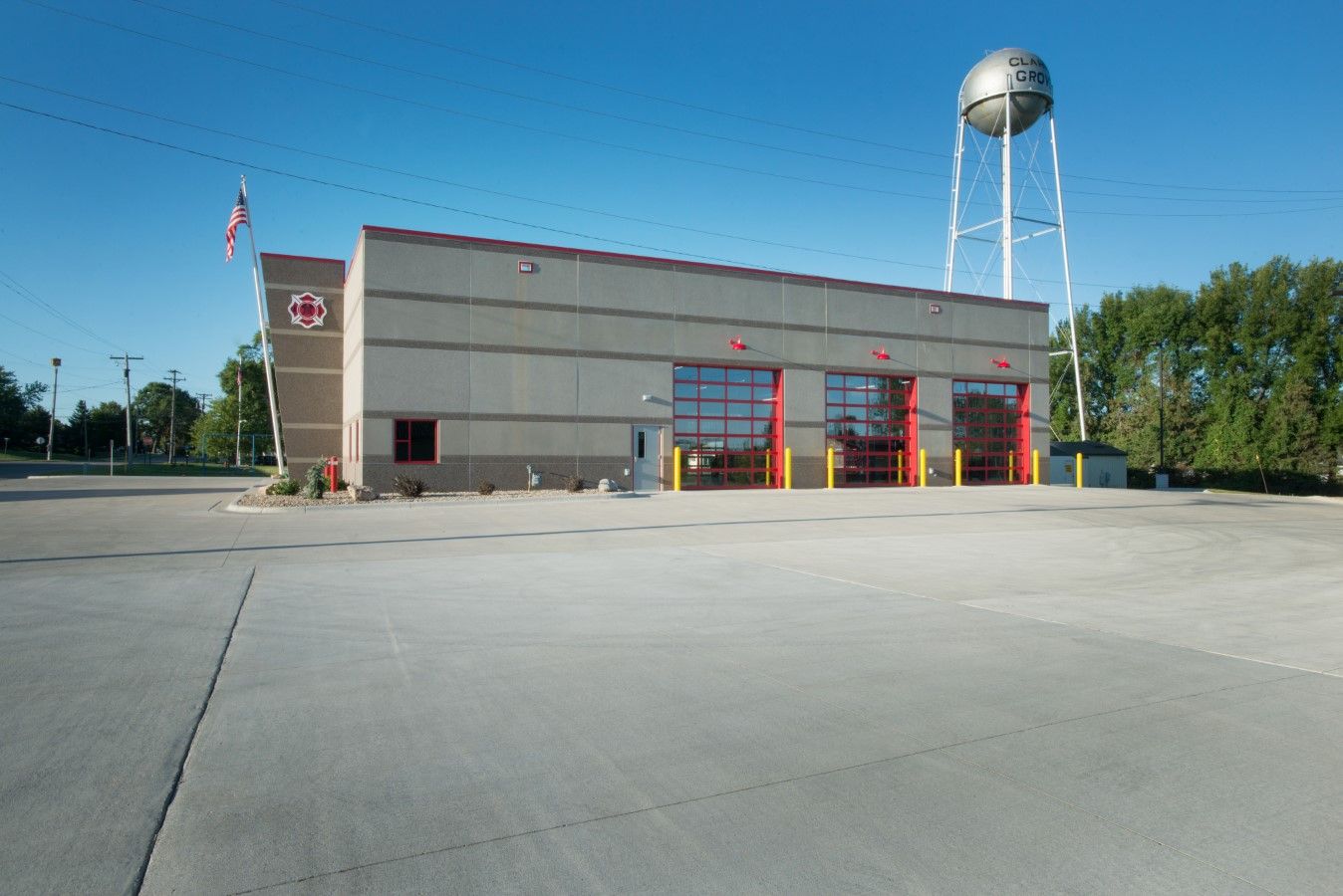 Clarks Grove Fire Station • Brunton Architects