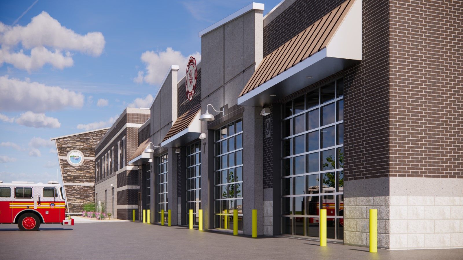 Newport City Hall, Police & Fire Department (On the Drawing Board) MN