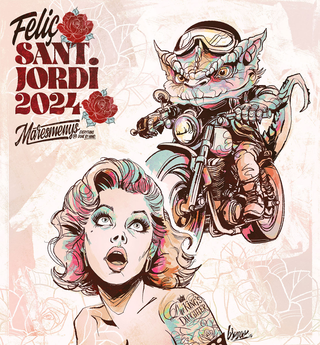 Moto Art Overview Brusco Illustration > Lowbrow & Signage