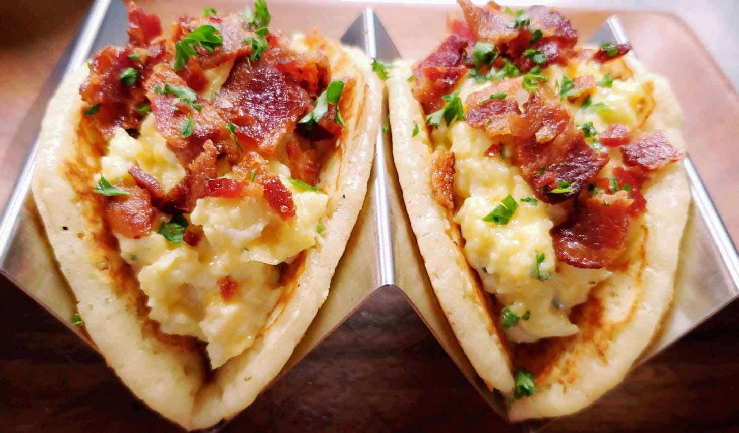 Pancake Breakfast Tacos Brussels Sprouts