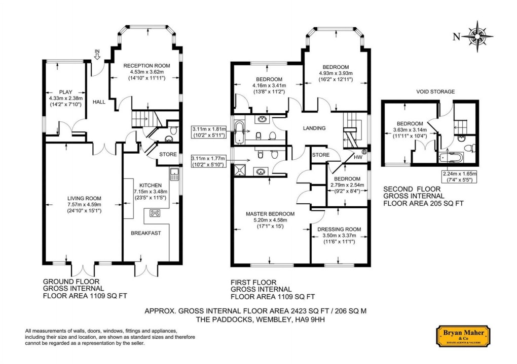 The Paddocks, WEMBLEY PARK, 5 bedroom, House Detached