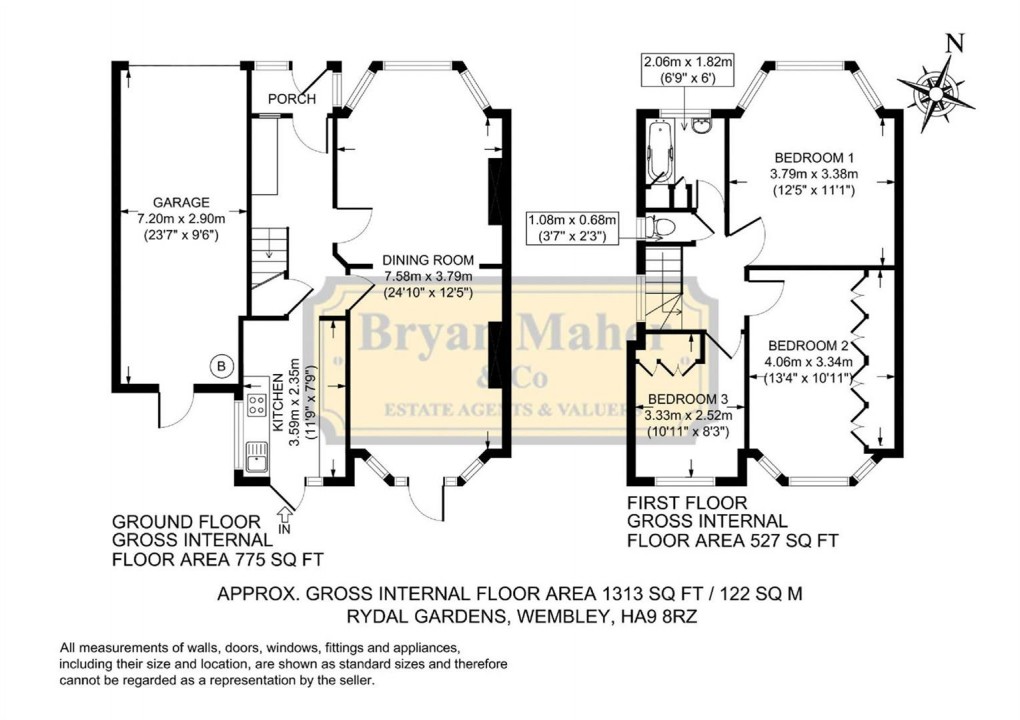 Rydal Gardens, WEMBLEY, 3 bedroom, House SemiDetached