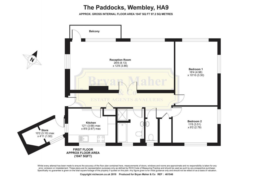 The Paddocks, Wembley Park, 2 bedroom, Flat Purpose Built