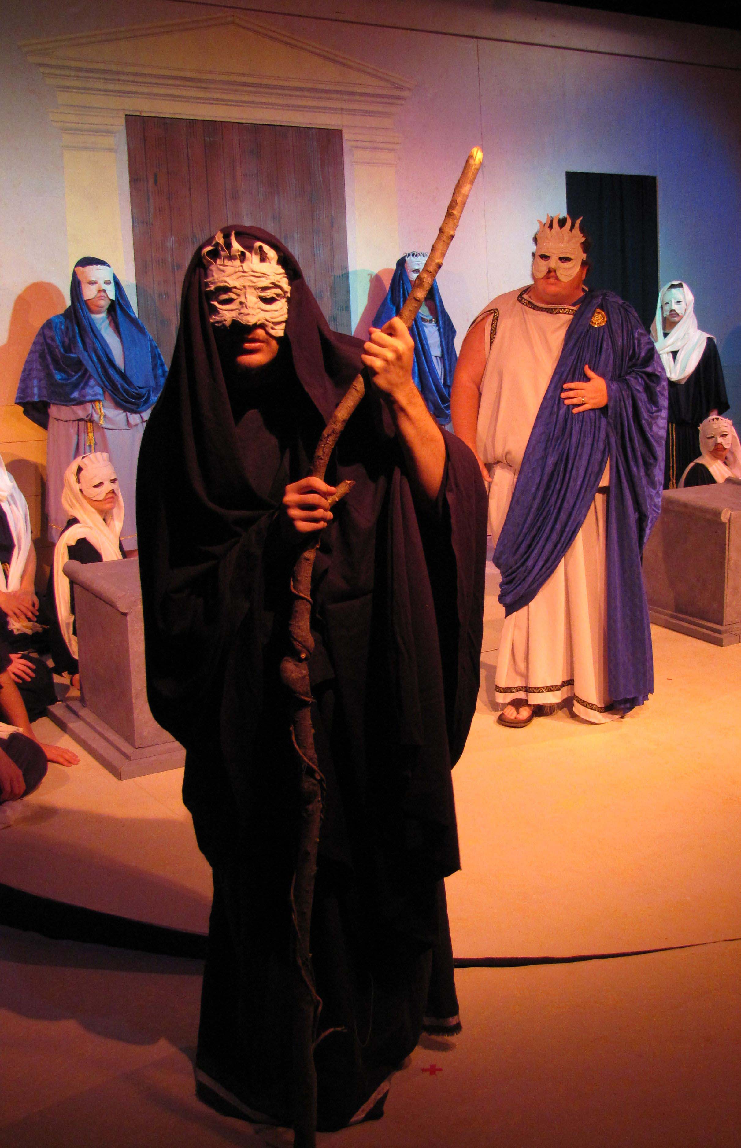 Actors impress in ancient play, “The Oedipus Story” The Triangle