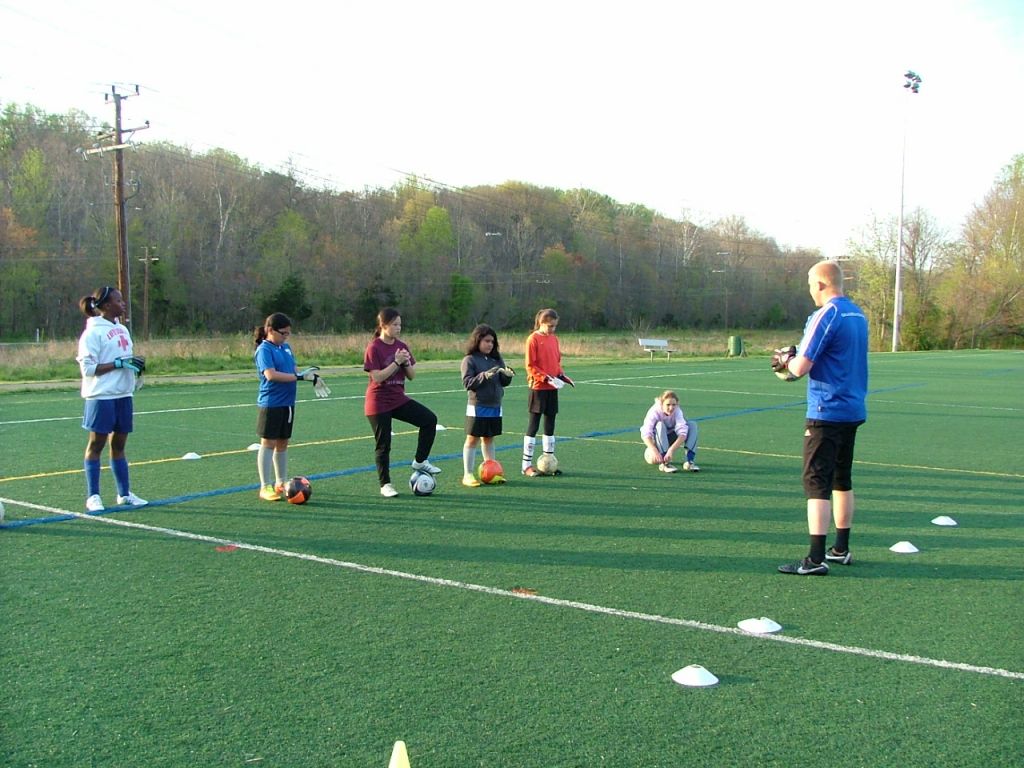 2012 Spring Goalie Training Braddock Road Youth Club Recreational Soccer